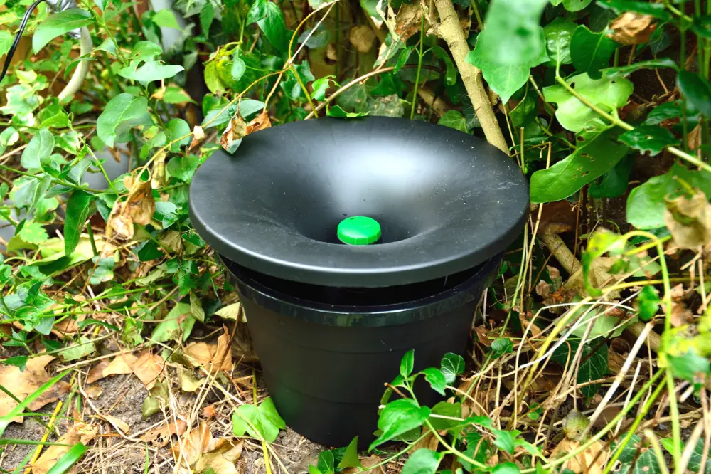 In2Care mosquito station in yard