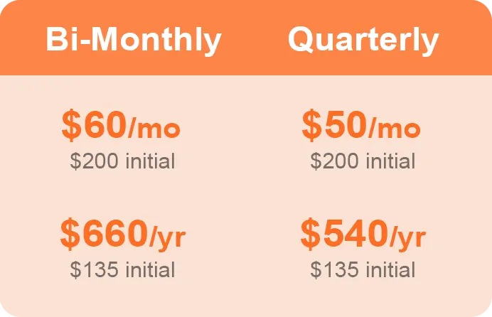 Total Pest Control Pricing 3-4k sf homes Total Pest Control Pricing 3-4k sf homes